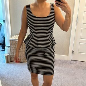 Ann Taylor Peplum dress, Size 2P
